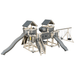 Swing Kingdom Play Set Adventurer Fortress gray and almond