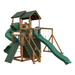 Swing Kingdom Play Set Adventurer Summit  green and wood