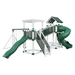Swing Kingdom Play Set Adventurer Traverse green and white front
