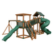 Swing Kingdom Play Set Adventurer Traverse green and wood