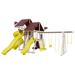 Swing Kingdom Play Set Mountaineer Mega Climber 55 red yellow almond