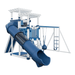Swing Kingdom Play Set Switchback Super 48 Sidekick blue and white slide