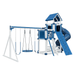 Swing Kingdom Play Set Switchback Super 48 Turbo blue and white swings