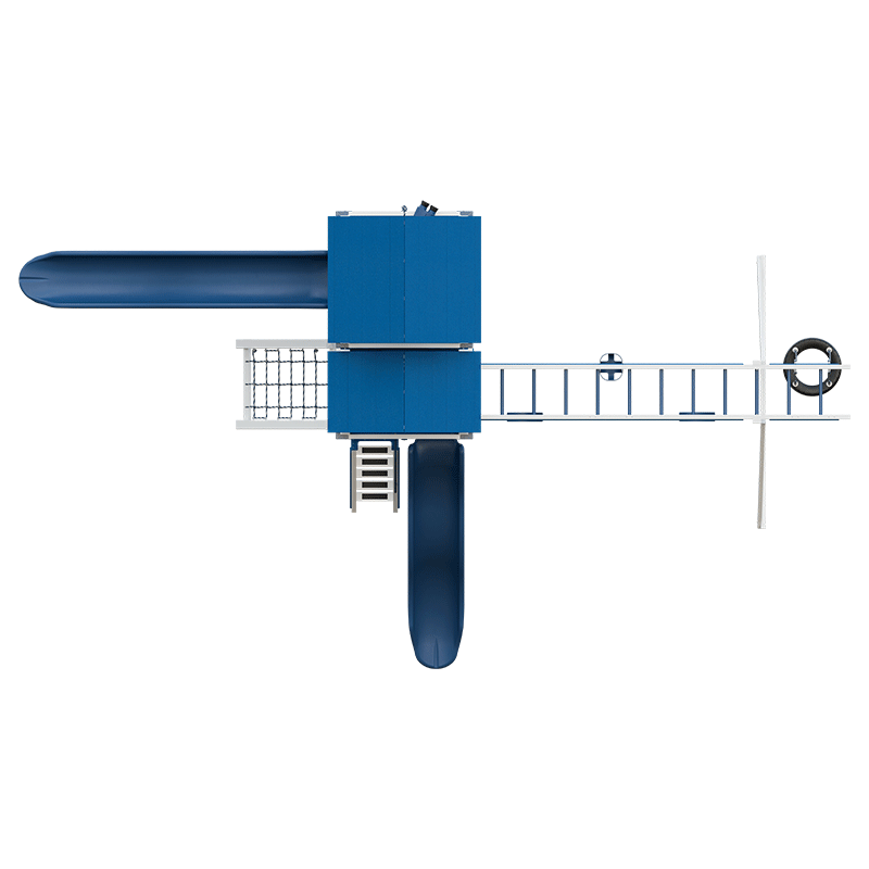 Swing Kingdom Play Set Switchback Super 59 Adventure blue top