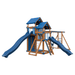 Swing Kingdom Play Set Switchback Super 59 Adventure blue wood