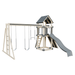 Swing Kingdom Play Set Trailblazer Basecamp 44 gray and almond