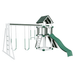 Swing Kingdom Play Set Trailblazer Basecamp 44 green and white
