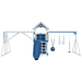 Swing Kingdom Play Set Trailblazer Basecamp 55 Fitness blue slide