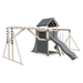 Swing Kingdom Play Set Trailblazer Basecamp 55 Fitness gray almond