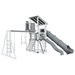Swing Kingdom Play Set Trailblazer Basecamp 55 Lookout gray white