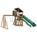 Swing Kingdom Play Set Trailblazer Basecamp 55 Lookout green wood