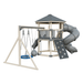 Swing Kingdom Play Set Trailblazer Basecamp 77 Honeycomb almond and gray