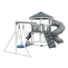 Swing Kingdom Play Set Trailblazer Basecamp 77 Honeycomb gray and white