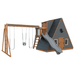 Swing Kingdom Playhouse Series Alpine Retreat gray and wood