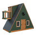 Swing Kingdom Playhouse Series Alpine Retreat green and wood stand alone