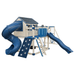 Swing Kingdom Playhouse Series Cabin Deluxe blue and almond