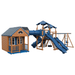 Swing Kingdom Playhouse Series Cottage Escape blue and wood