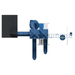 Swing Kingdom Playhouse Series Cottage Escape blue top view