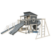 Swing Kingdom Playhouse Series Kingdom Lodge Deluxe gray and almond