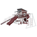 Swing Kingdom Playhouse Series Kingdom Lodge Deluxe red and white