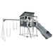 Swing Kingdom Playhouse Series Kingdom Lodge gray and white