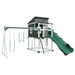 Swing Kingdom Playhouse Series Kingdom Lodge green and white