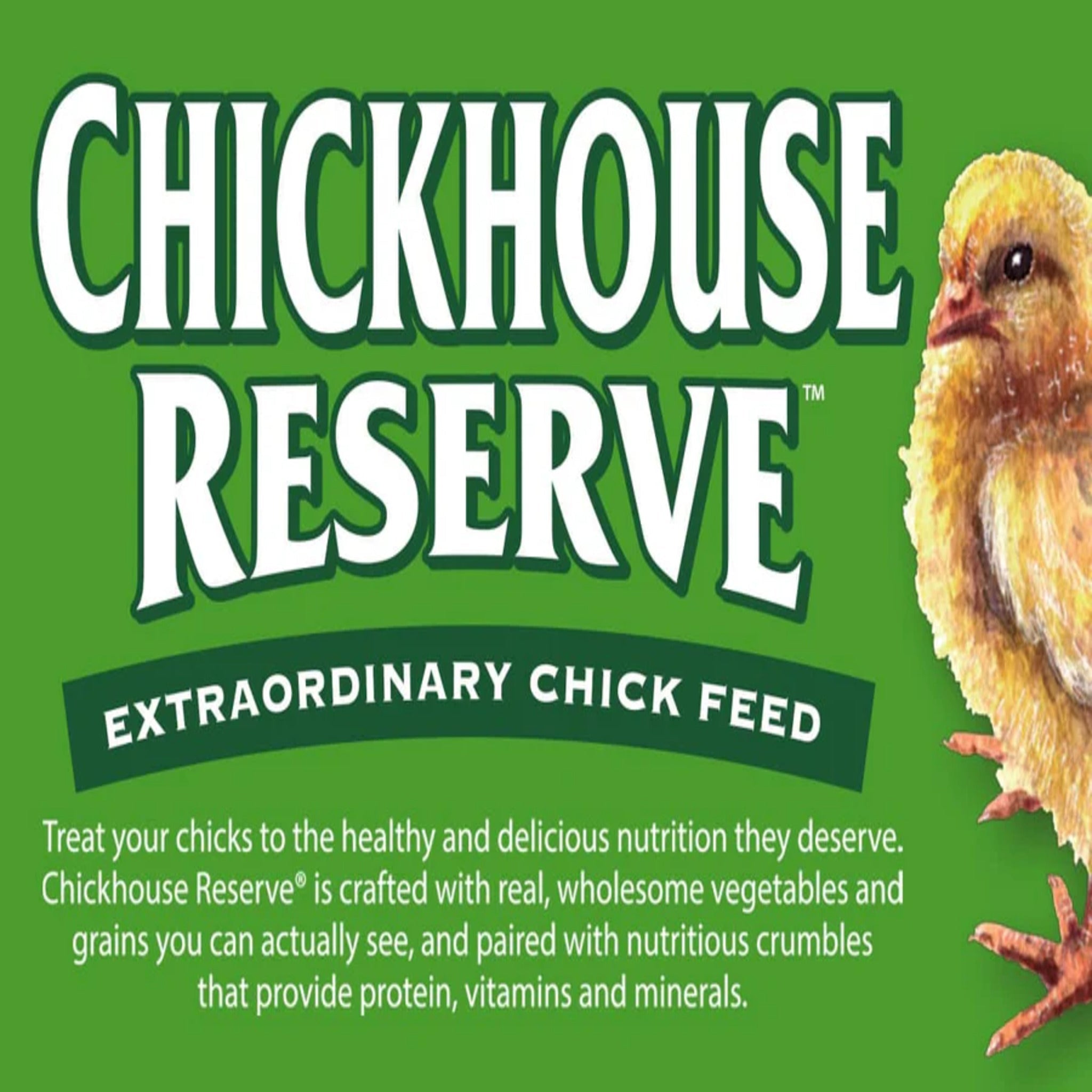 Kalmbach 18% CHICK HOUSE RESERVE Chicken Starter Feed - 30 lb