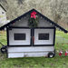 Egg Cart'n The Chalet Chicken Tractor 10-12 Chickens doors closed