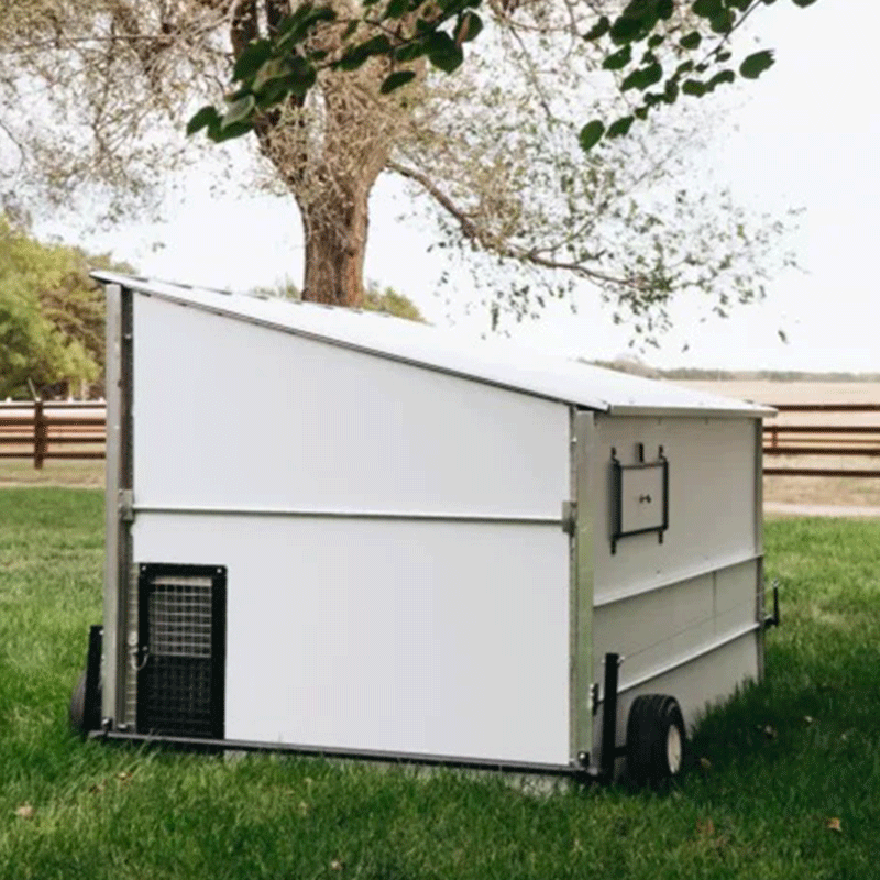 Egg Cart'n Classic Chicken Tractor 8-10 hens side view