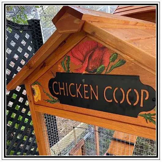 The Metal Peddler Chicken Signs - Decorative Chicken Coop