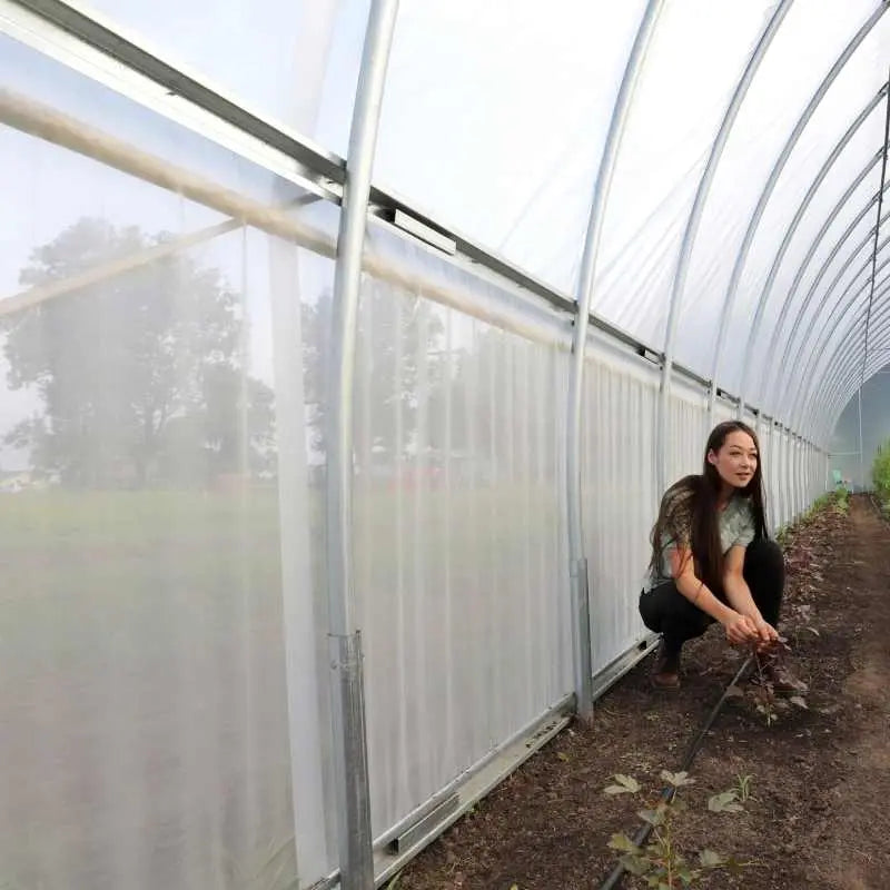Bootstrap Farmer Hoop Coop Polytunnel 30' Round All-Metal Hoop House Kit