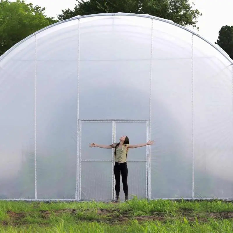 Bootstrap Farmer Hoop Coop Polytunnel 30' Round All-Metal Hoop House Kit
