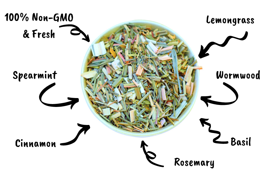 Pampered Chicken Mama PestsBGone for Keeping Chicken Coops Pest Free! All Natural & Safe [Repel Flies, Mosquitoes, Gnats, & More]